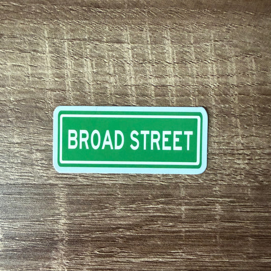 Broad Street Sticker