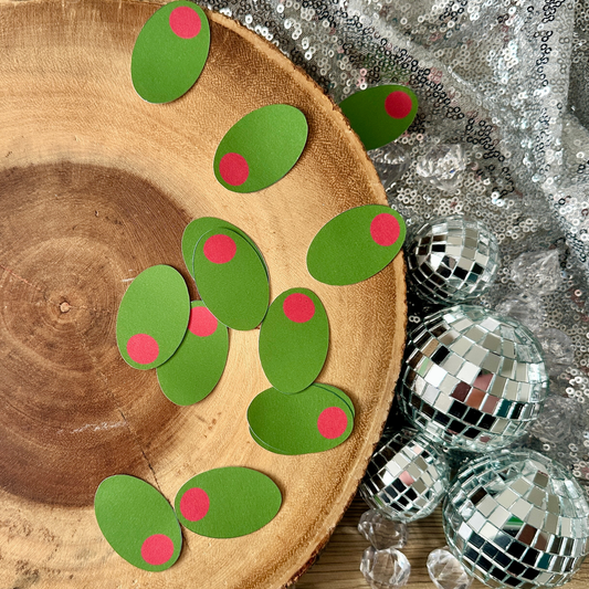 30 Pieces Olive Confetti