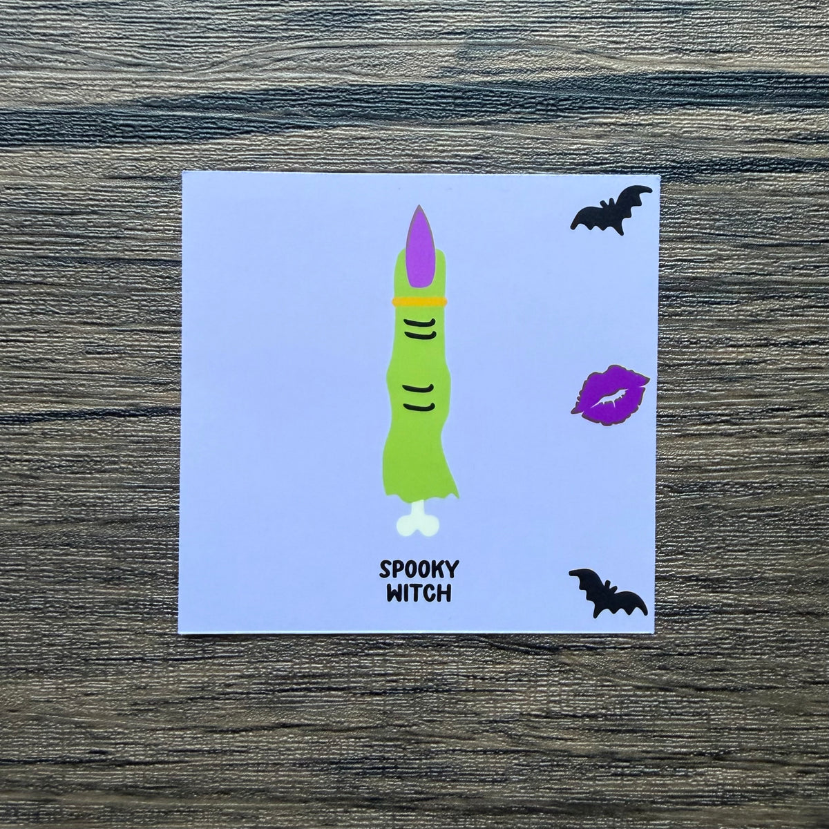 Spooky Witch Halloween Lighter Sticker