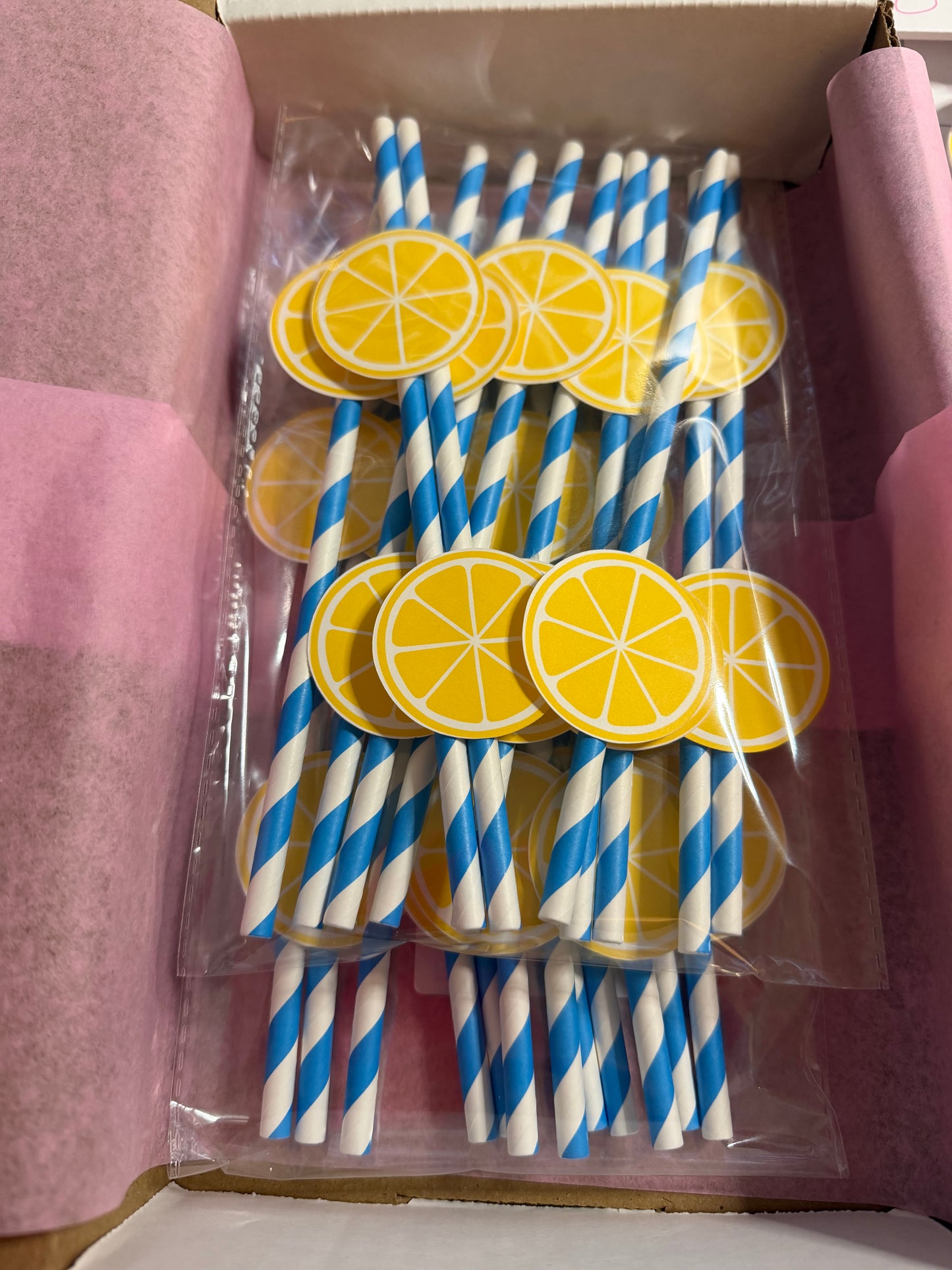 Lemon Straws
