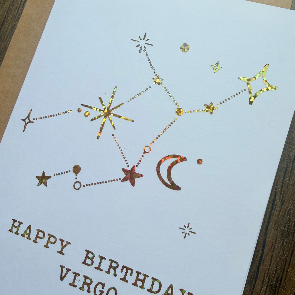 Virgo Sign Astrology Birthday Card