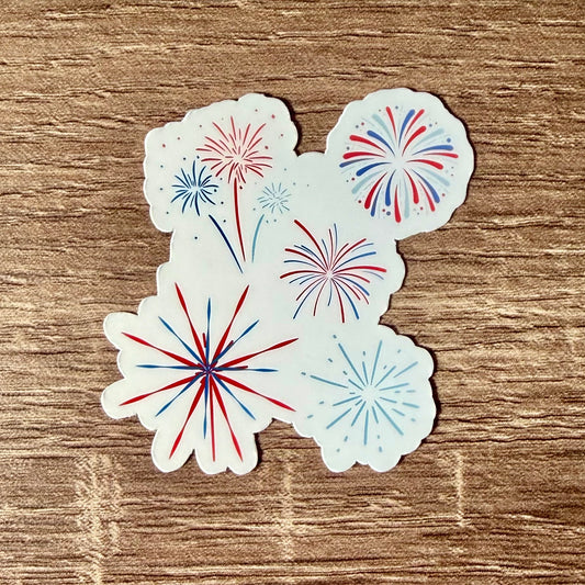Fireworks Sticker Americas 250th Birthday