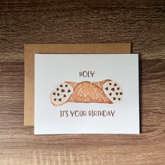 Holy Cannoli It’s Your Birthday Card