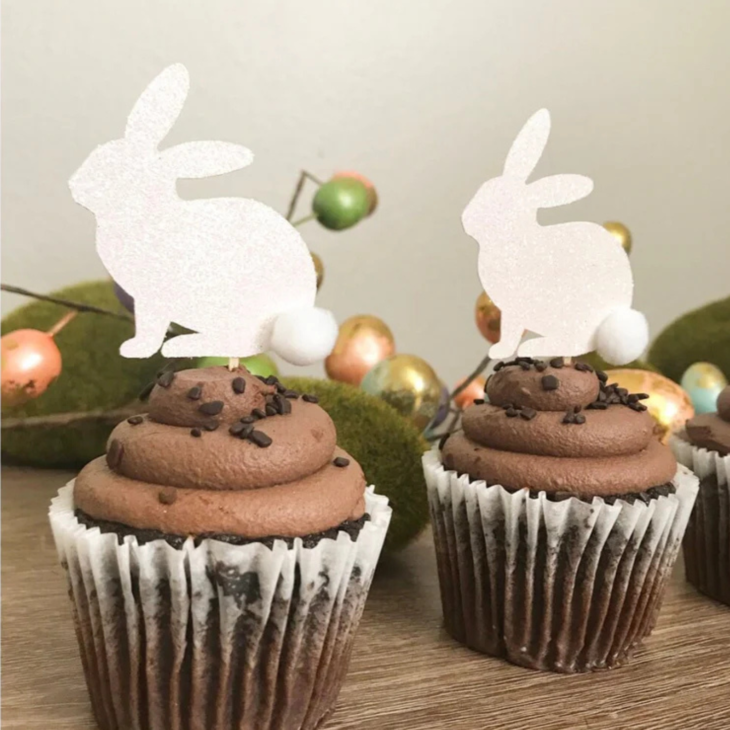 Bunny Cupcake Toppers (Qty. 6)