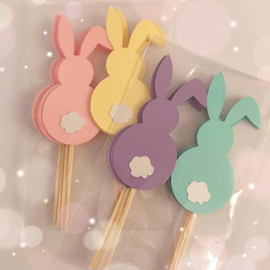 Easter Bunny Cupcake Toppers