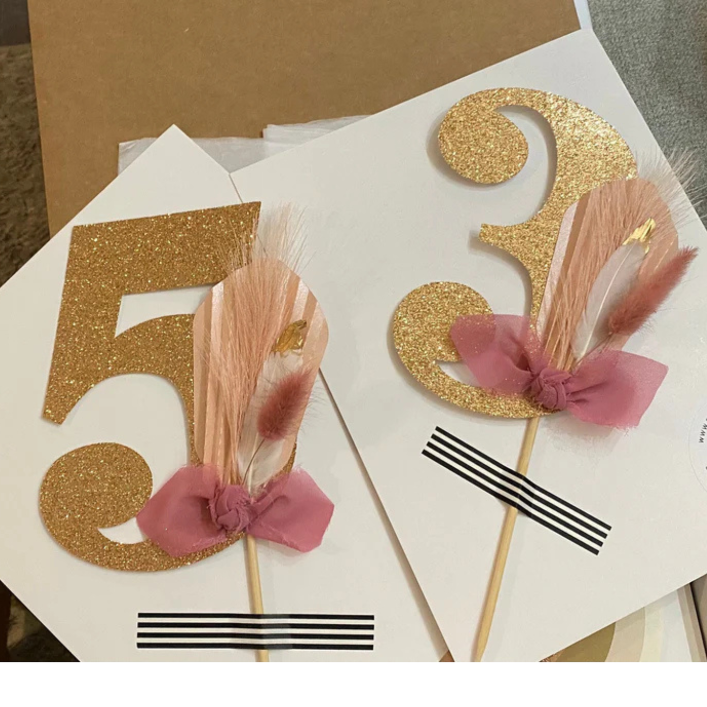 Boho Birthday Cake Topper