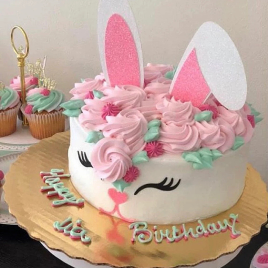 Easter Bunny Cake Topper Set