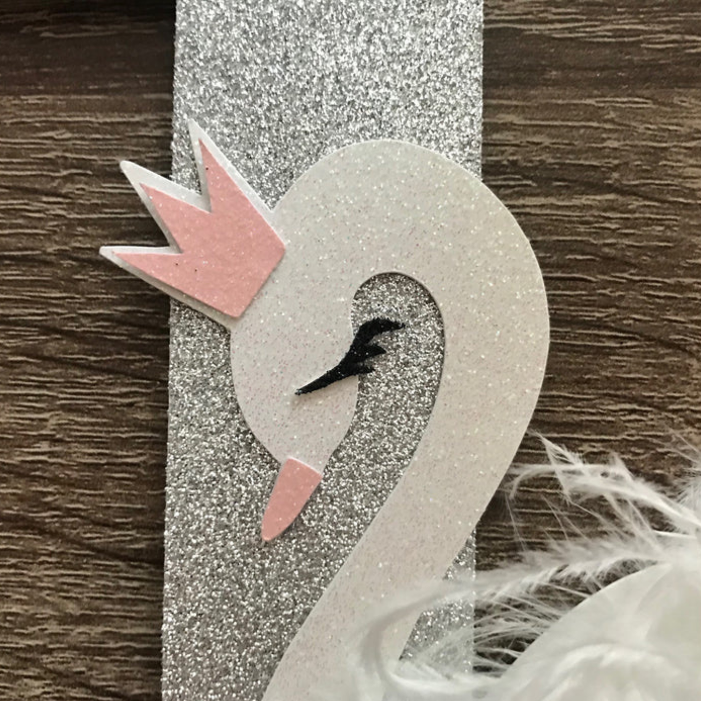 Swan Birthday Cake Topper