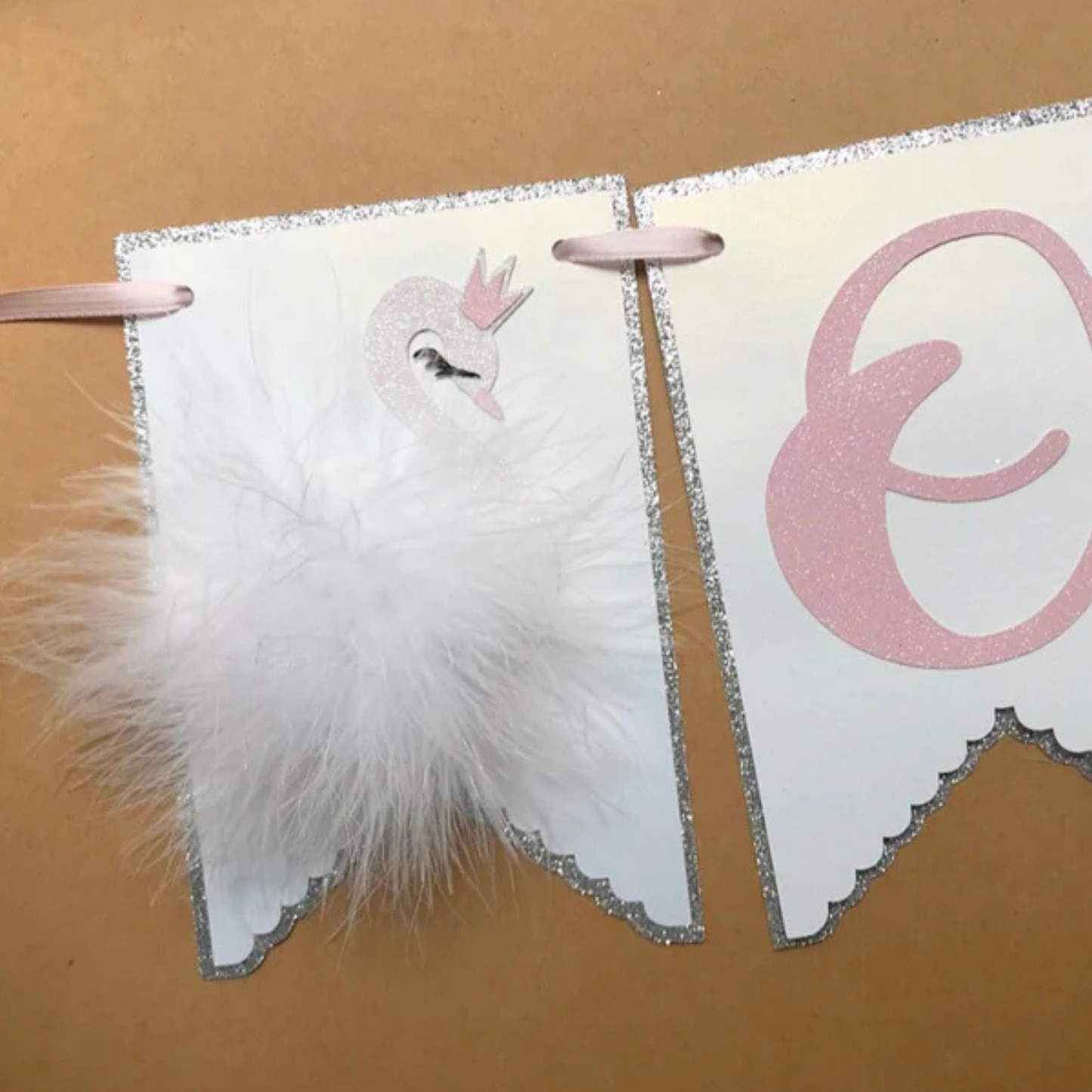 Swan Birthday Banner