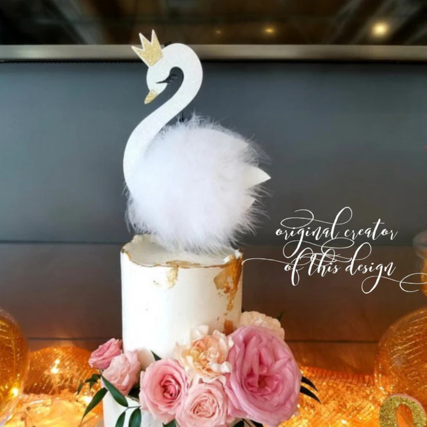 Swan Cake Topper