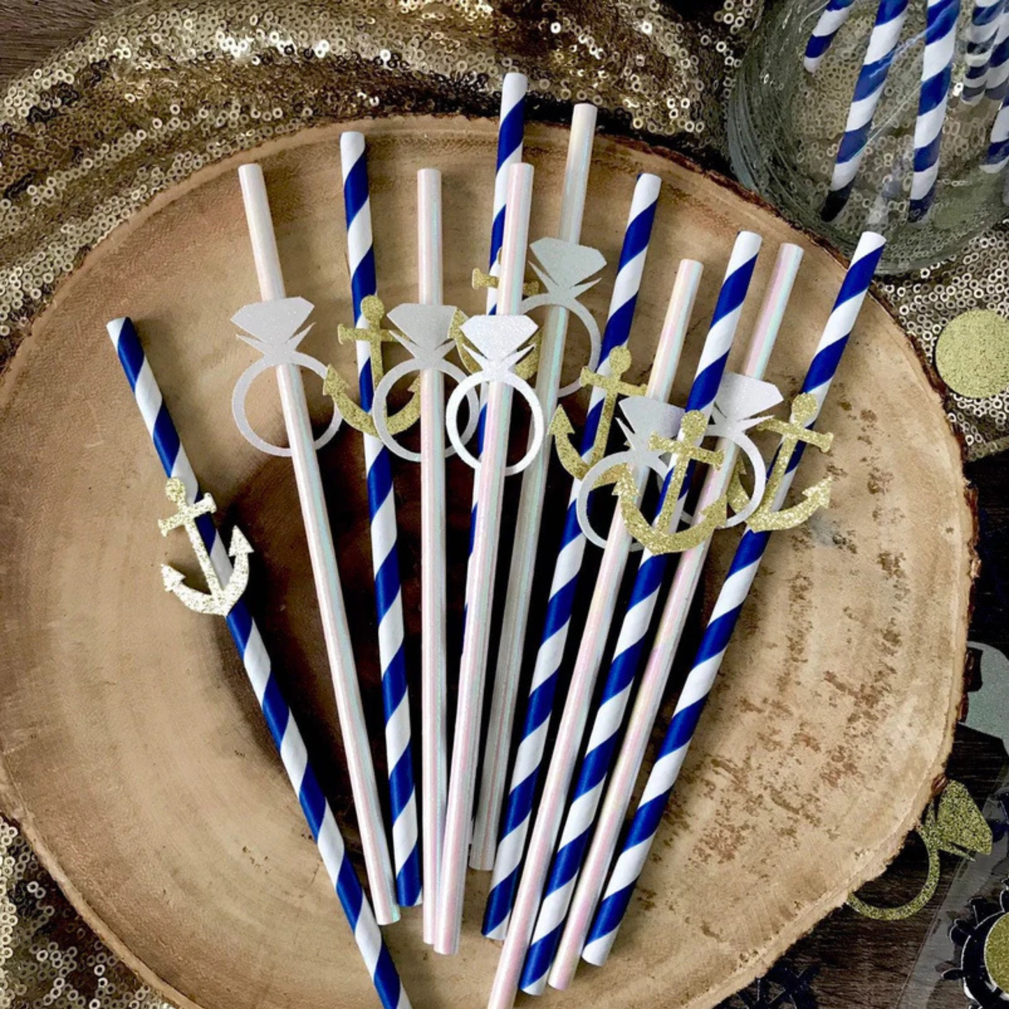 Let’s Get Nauti Bachelorette Straws