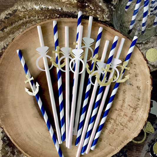 Let’s Get Nauti Bachelorette Straws