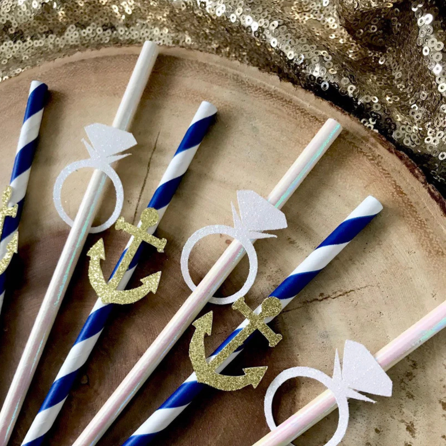 Let’s Get Nauti Bachelorette Straws