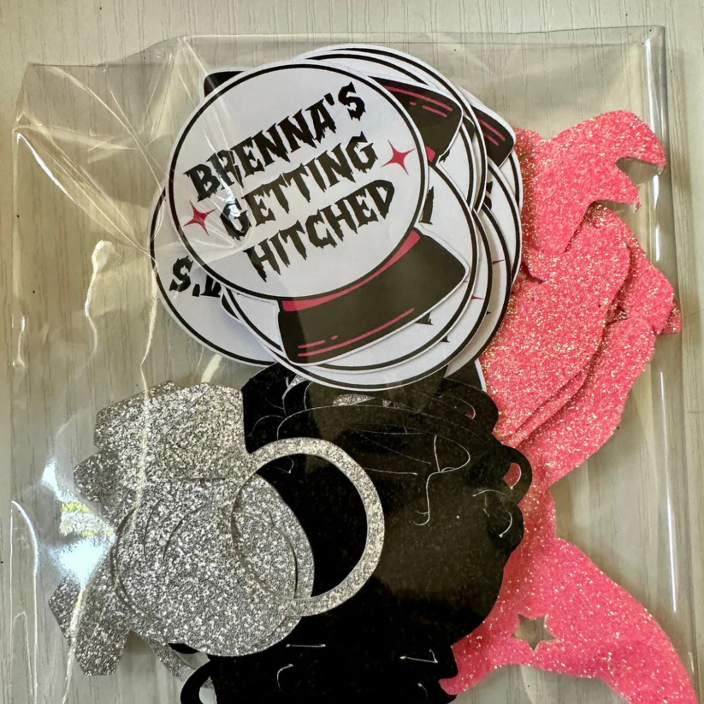 50 Pieces Witch Getting Hitched Confetti