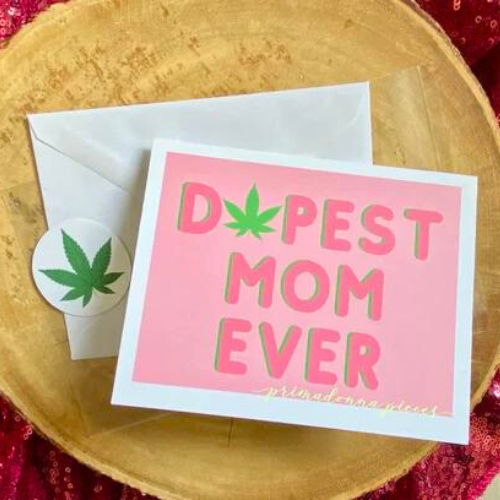 DOPEST MOM EVER GREETING CARD