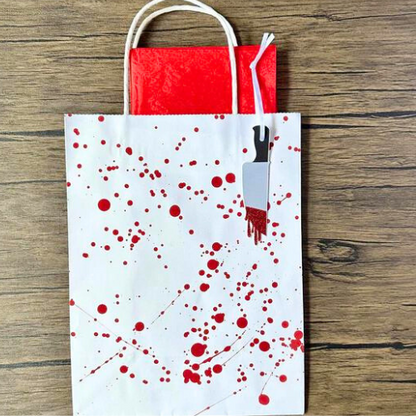 BLOOD SPLATTER GIFT BAG