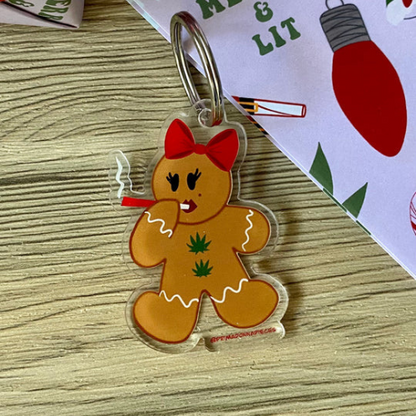 STONER GINGERBREAD KEYCHAIN