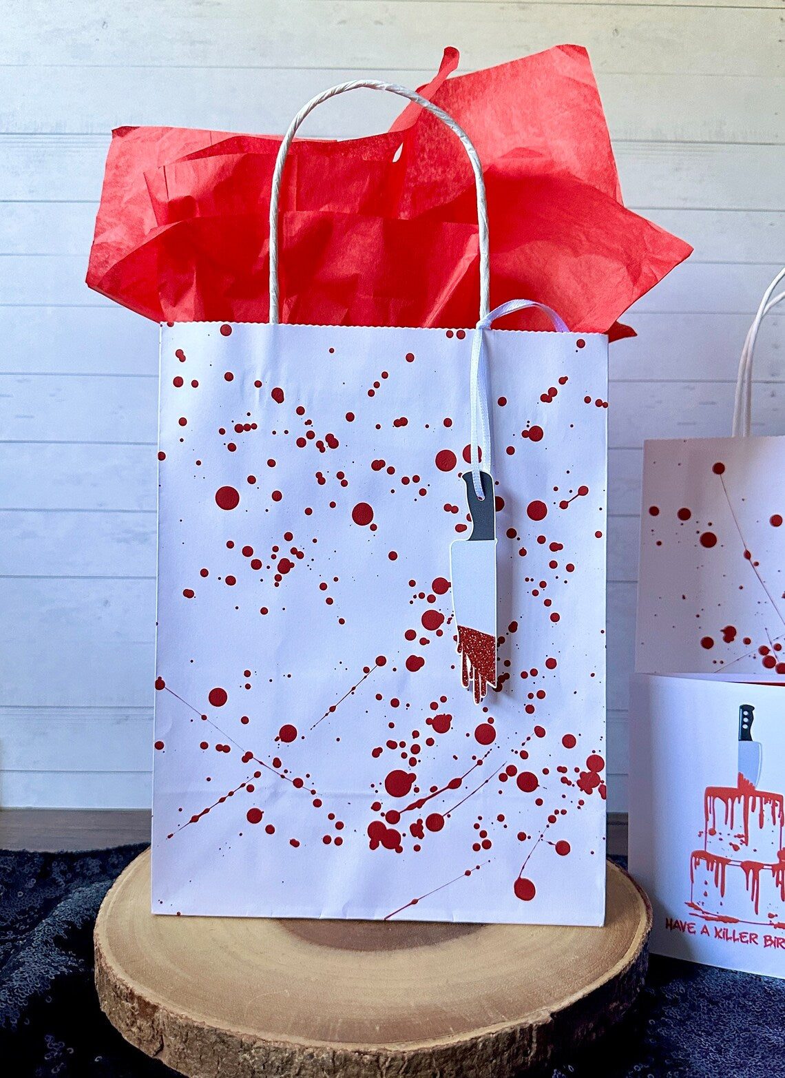 BLOOD SPLATTER GIFT BAG