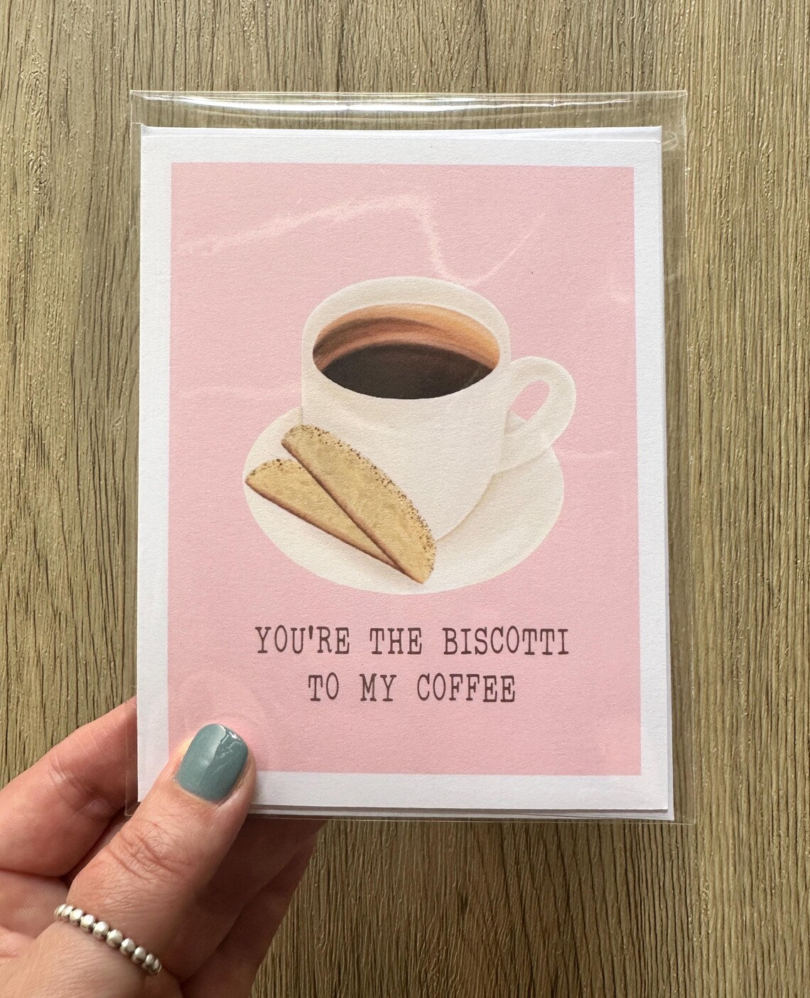 BISCOTTI TO MY COFFEE CARD