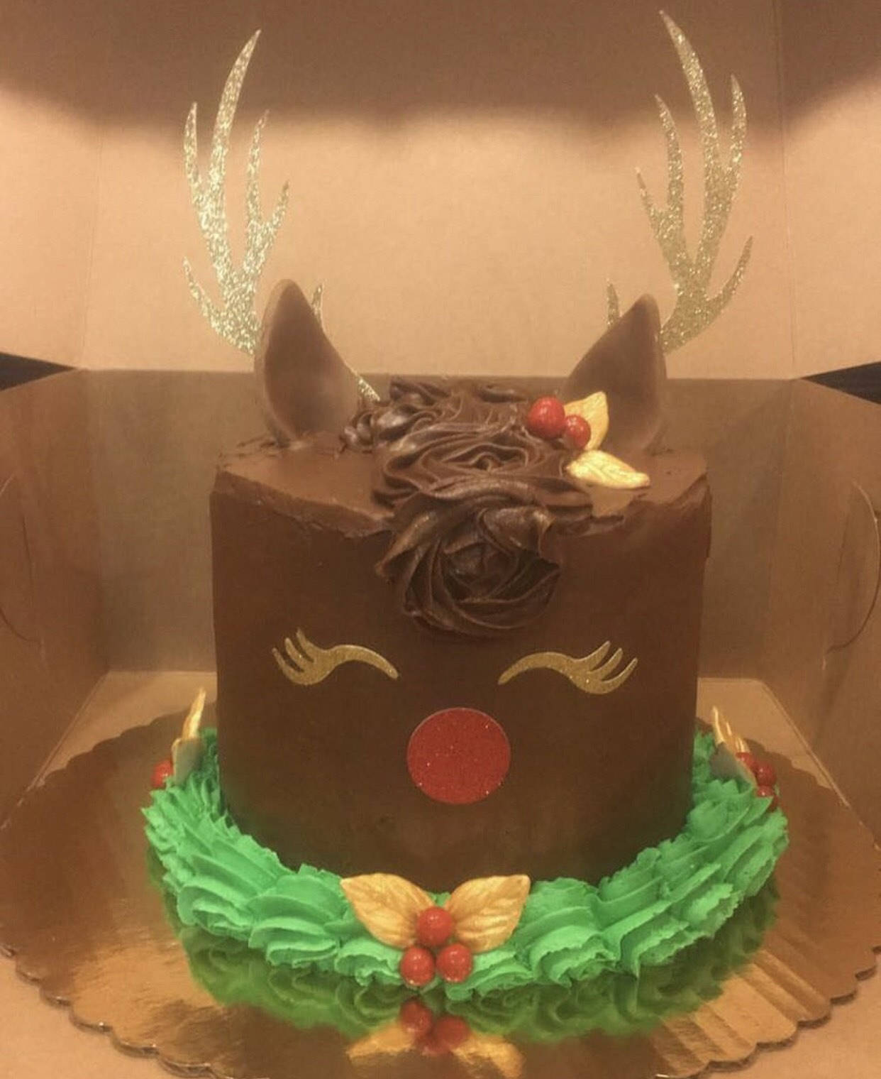 Reindeer Cake Topper Set