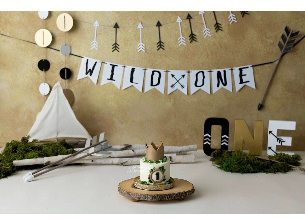 Wild One Banner (Qty. 1)| First Birthday Banner| Wild One Bunting| Wild One Garland| Wild One Party Decor