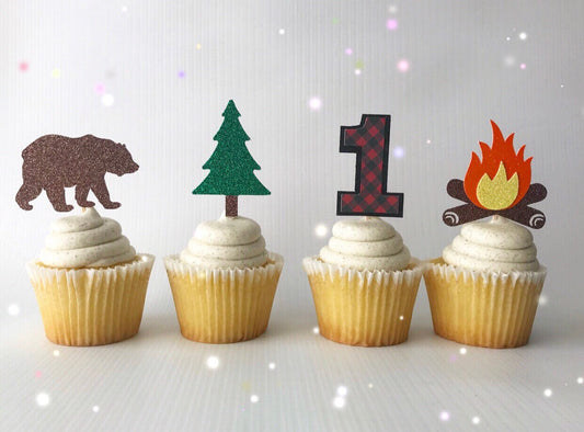 Lumber Jack First Birthday (Qty. 4)| Lumber Jack Baby Shower| Lumber Jack Party Supplies| Lumber Jack Birthday| Lumber Jack Decorations