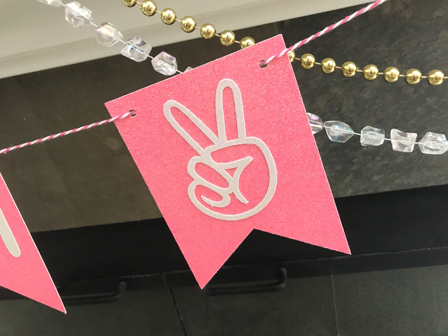 I Am Two Banner (Qty. 1)| Two Cool Banner| Twi Cool High Chair Banner| Two Cool Bunting| Two Cool Garland| I am 2 Decorations
