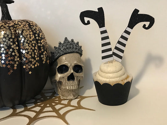 Witch Leg Cupcake Toppers