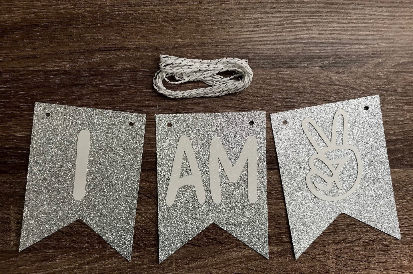 I Am Two Banner (Qty. 1)| Two Cool Banner| Twi Cool High Chair Banner| Two Cool Bunting| Two Cool Garland| I am 2 Decorations
