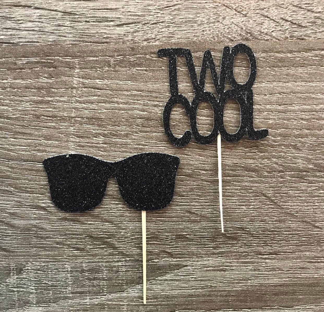 Personalized Two Cool Cake Topper