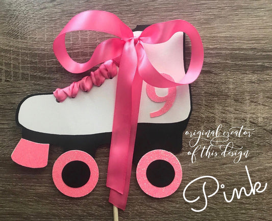 Roller Skate Cake Topper| Roller Skate Party| Skating Party Decorations| Skate Party Decor| Skate Party Theme| Roller Skate Birthday