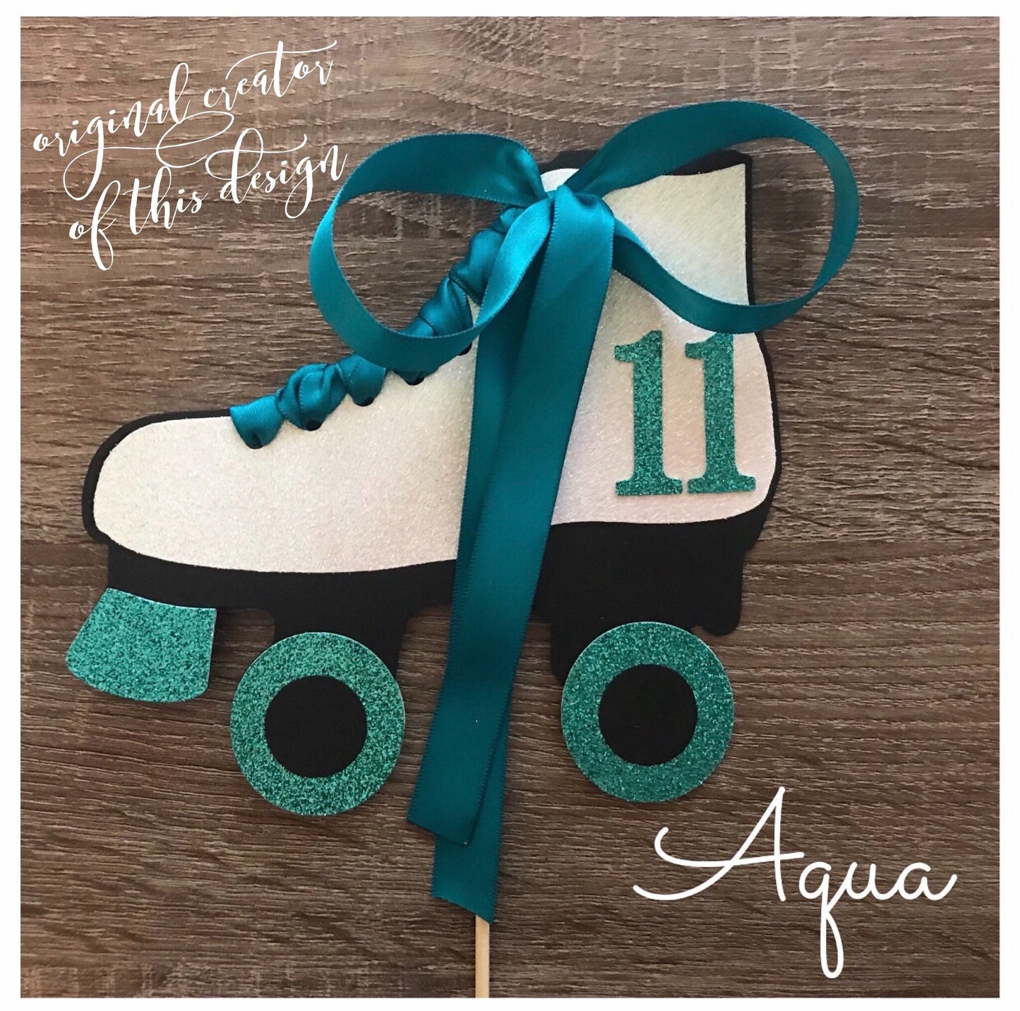Roller Skate Cake Topper| Roller Skate Party| Skating Party Decorations| Skate Party Decor| Skate Party Theme| Roller Skate Birthday