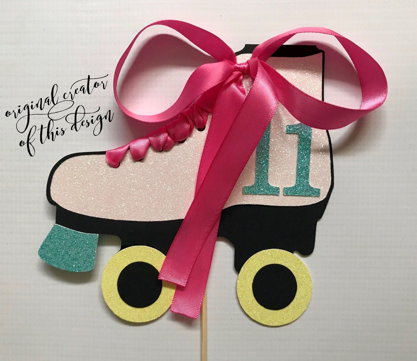 Roller Skate Cake Topper| Roller Skate Party| Skating Party Decorations| Skate Party Decor| Skate Party Theme| Roller Skate Birthday