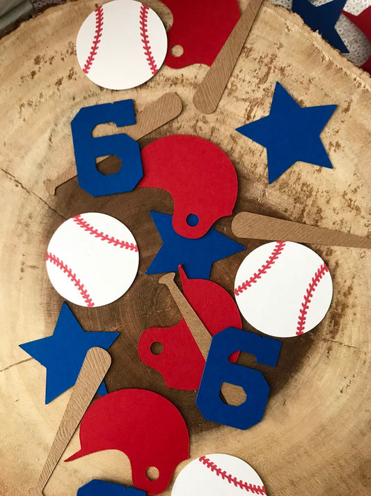 50 Pieces Baseball Confetti