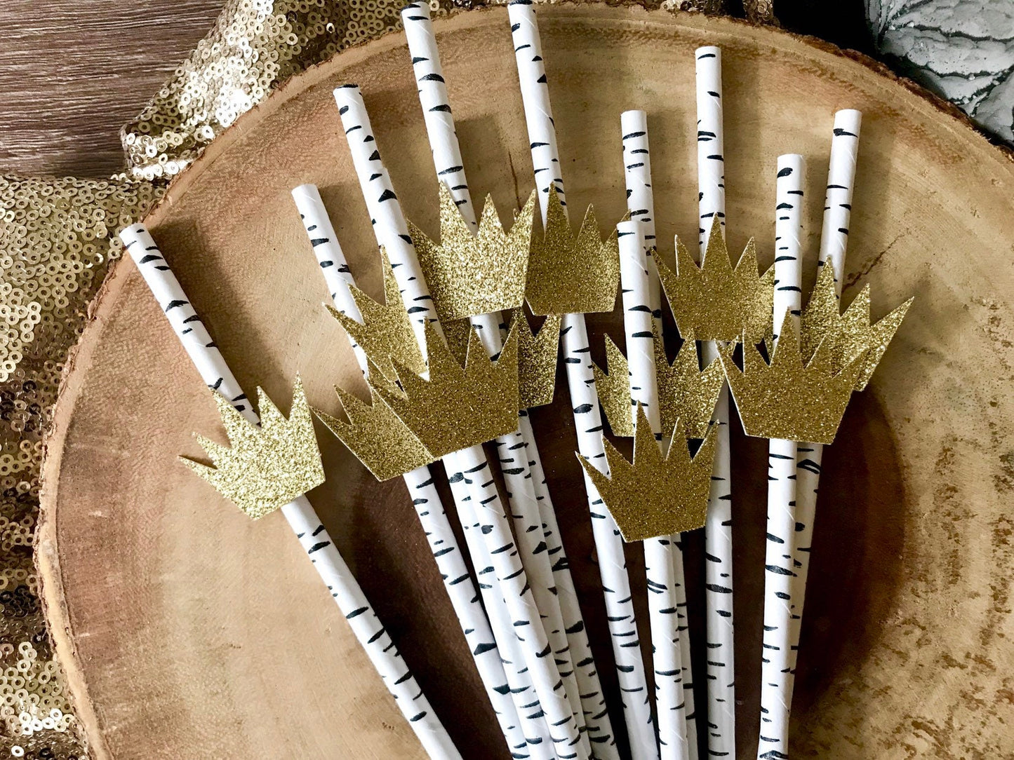Birch Crown Straws