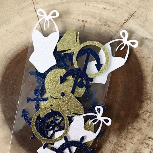 50 Pieces Let's Get Nauti Confetti