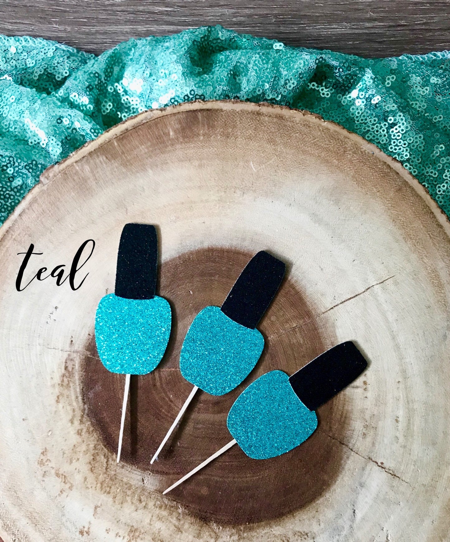 Nail Polish Cupcake Toppers