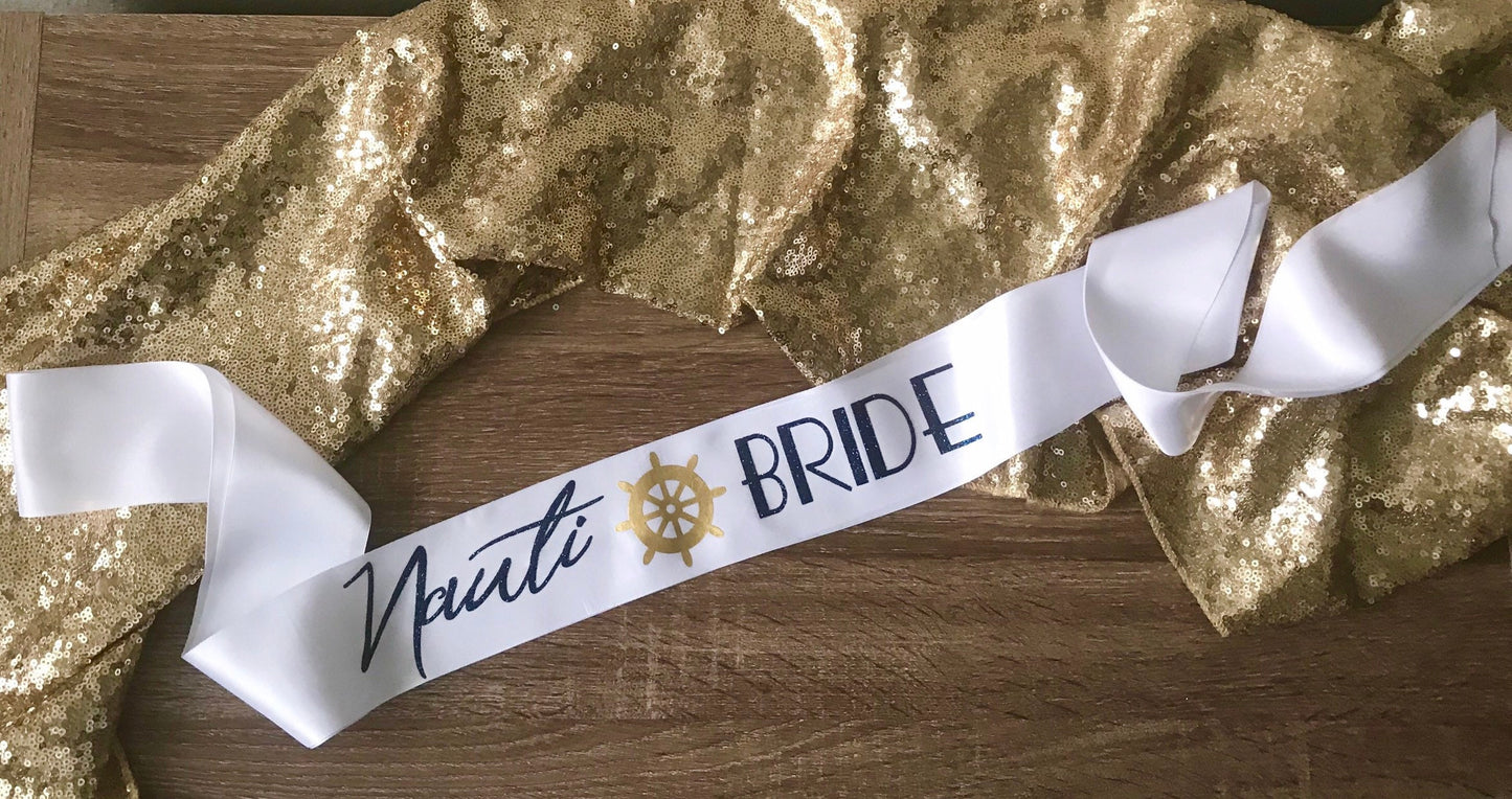 NAUTI BRIDE SASH