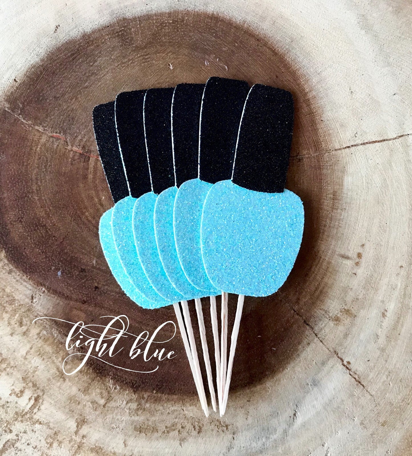 Nail Polish Cupcake Toppers