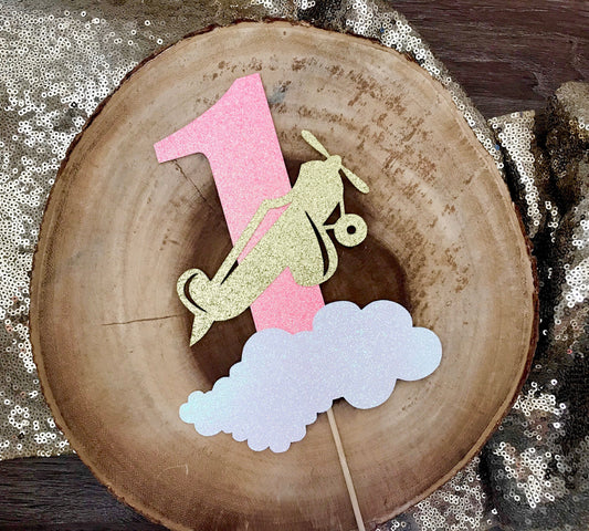 Airplane Cake Topper| Airplane Birthday| Airplane Theme| Time Flies Party Decor| Airplane Birthday Party| Plane Cake Topper| Plane Birthday