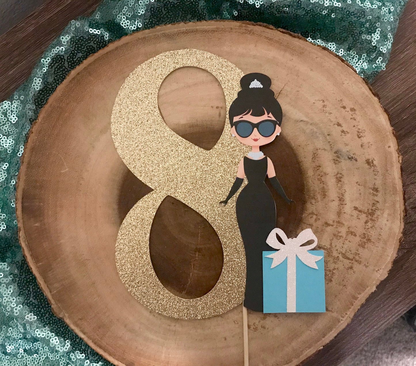 New York Fashion Cake Topper| Baby and Co| Bride and Co| Age Cake Decor| Number Topper| 1st Birthday Party