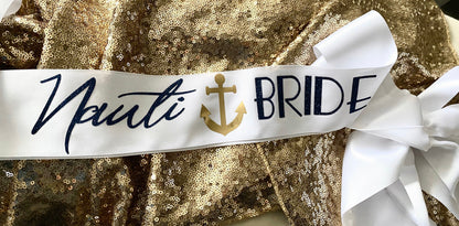 NAUTI BRIDE SASH