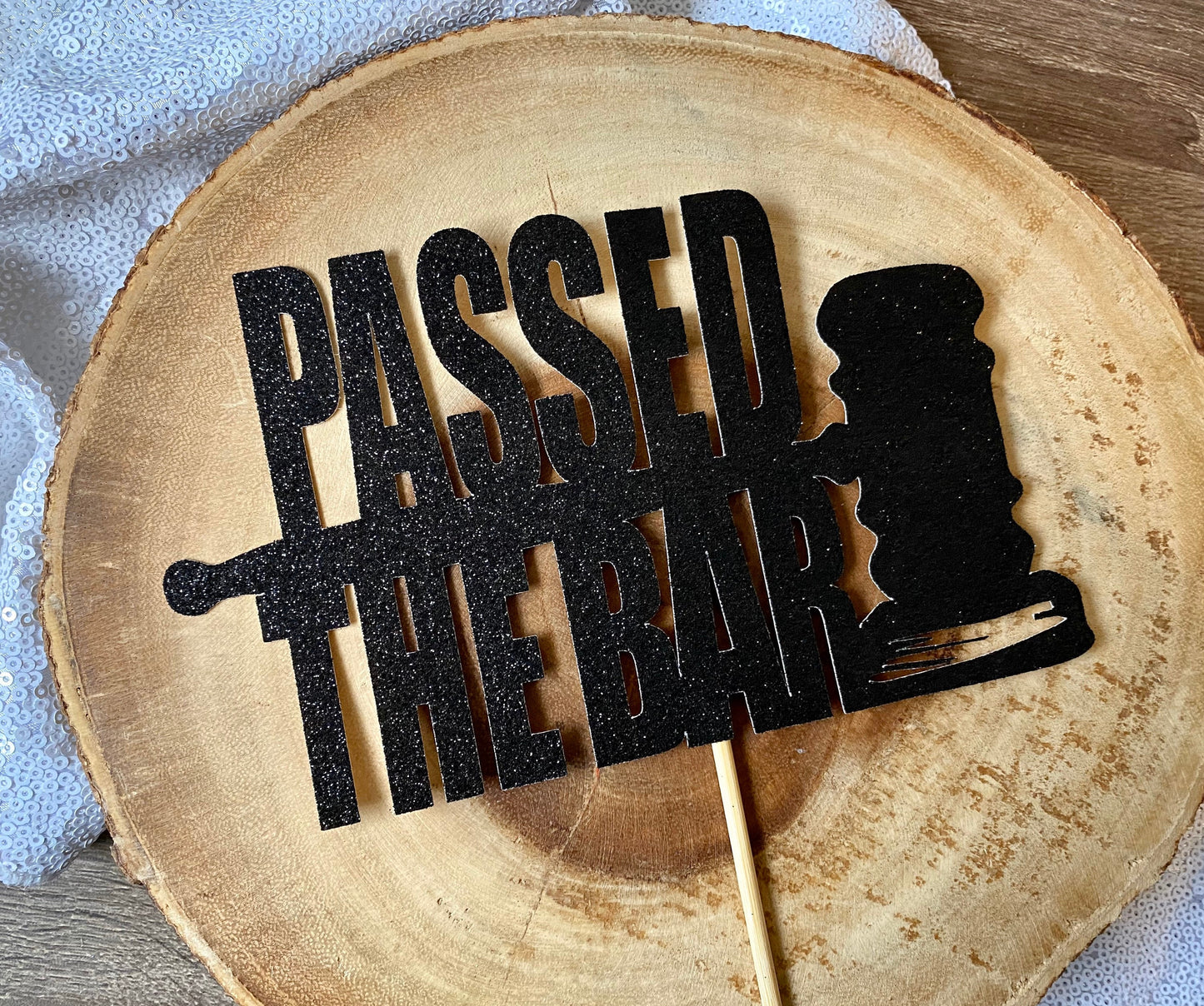 Passed The Bar| Lawyer Cake Topper| Lawyer Graduation Cake Topper| Law School Cake Topper| Case Closed Topper| Law School Decorations