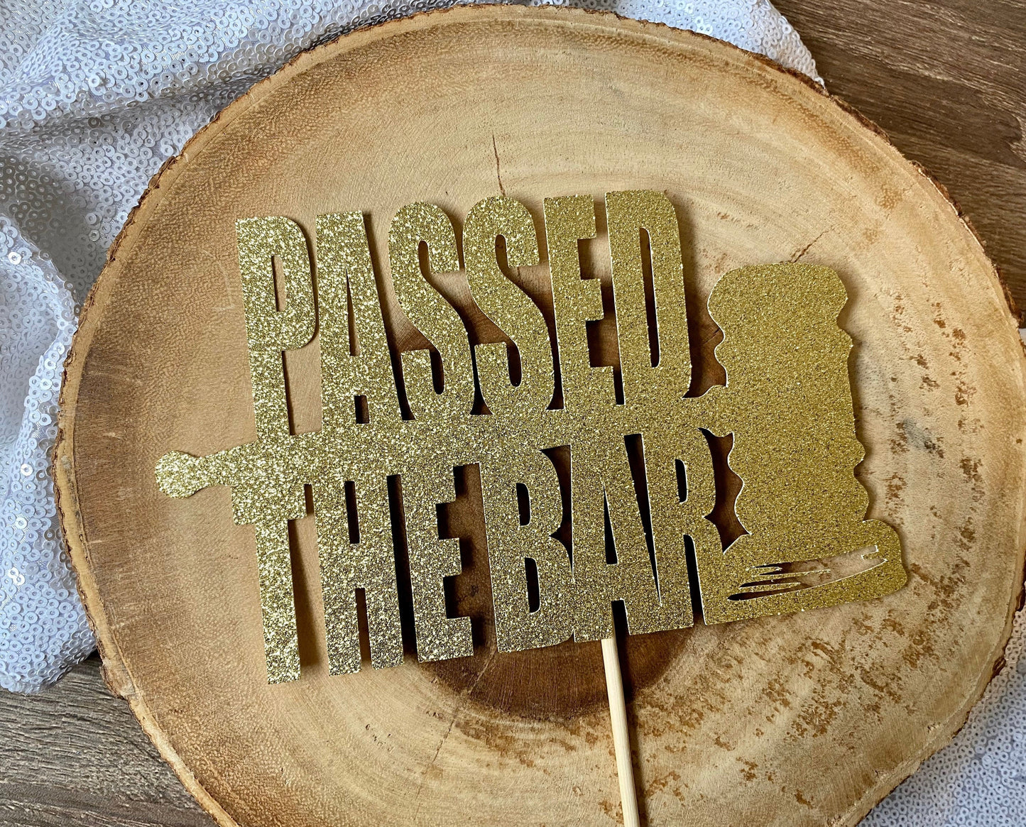Passed The Bar| Lawyer Cake Topper| Lawyer Graduation Cake Topper| Law School Cake Topper| Case Closed Topper| Law School Decorations