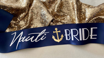 NAUTI BRIDE SASH