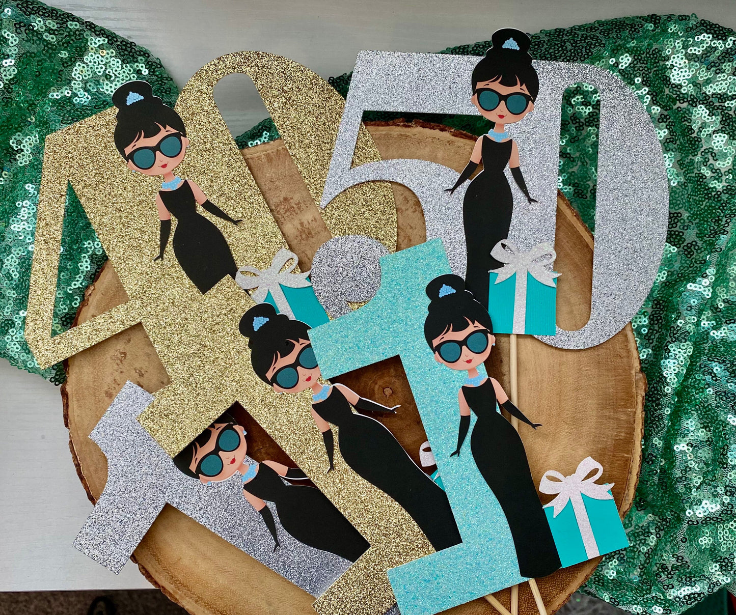 New York Fashion Cake Topper| Baby and Co| Bride and Co| Age Cake Decor| Number Topper| 1st Birthday Party