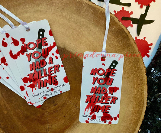Killer Birthday Gift Tags (Qty. 6)