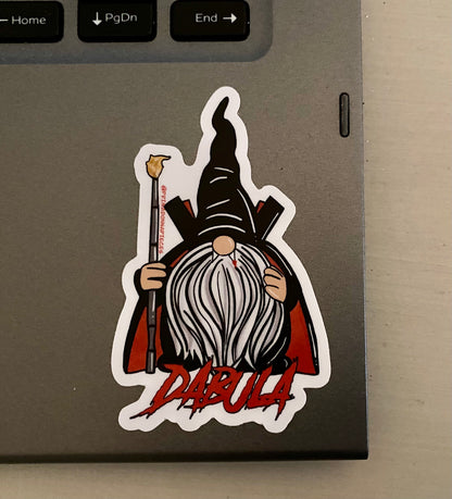 Dabula Sticker (Qty. 1)| Dracula Sticker| Vampire Stickers| Dab Stickers| Dab Accessories| Gnome Stickers| Laptop Stickers| Weed Stickers