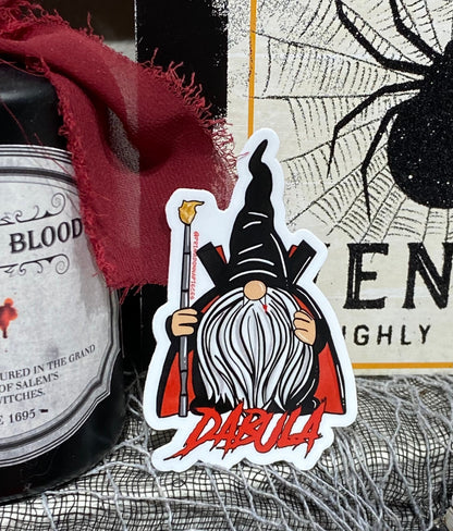 Dabula Sticker (Qty. 1)| Dracula Sticker| Vampire Stickers| Dab Stickers| Dab Accessories| Gnome Stickers| Laptop Stickers| Weed Stickers