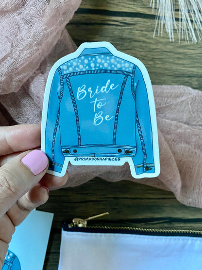 BRIDE TO BE STICKER